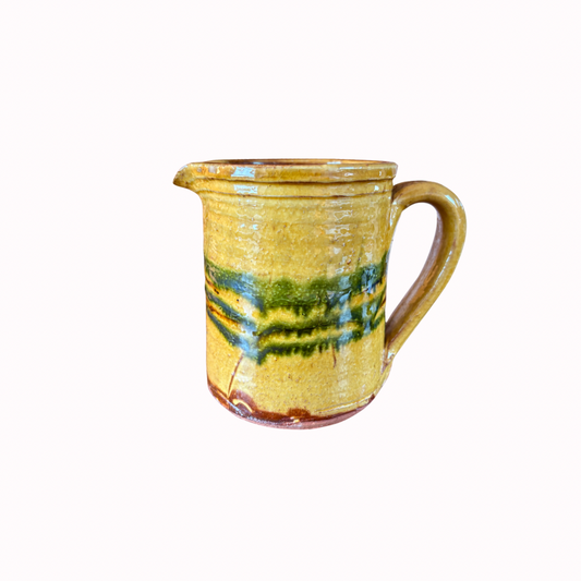 Yellow French Pottery Jug