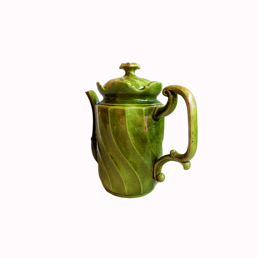 Green Coffee Pot