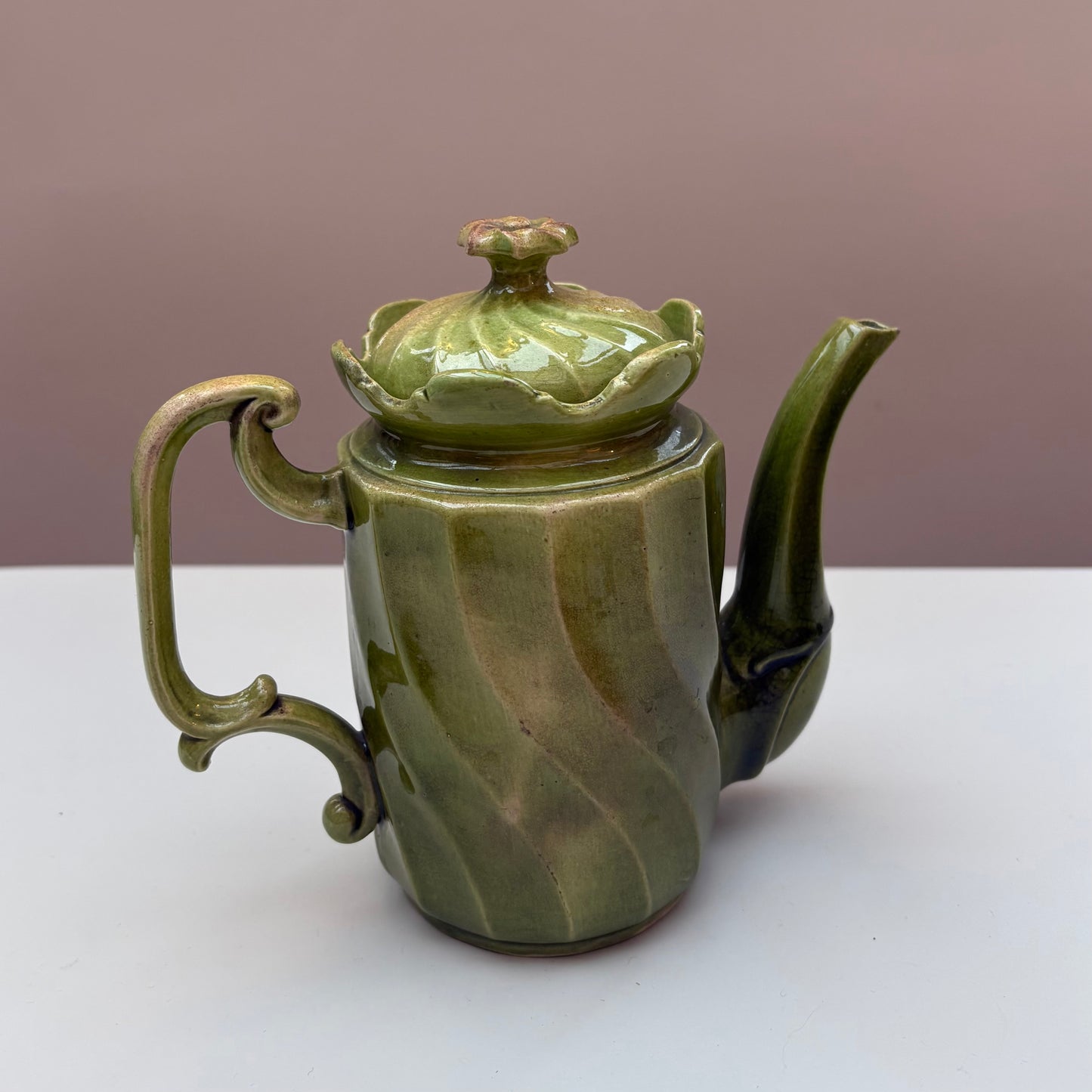 Green Coffee Pot