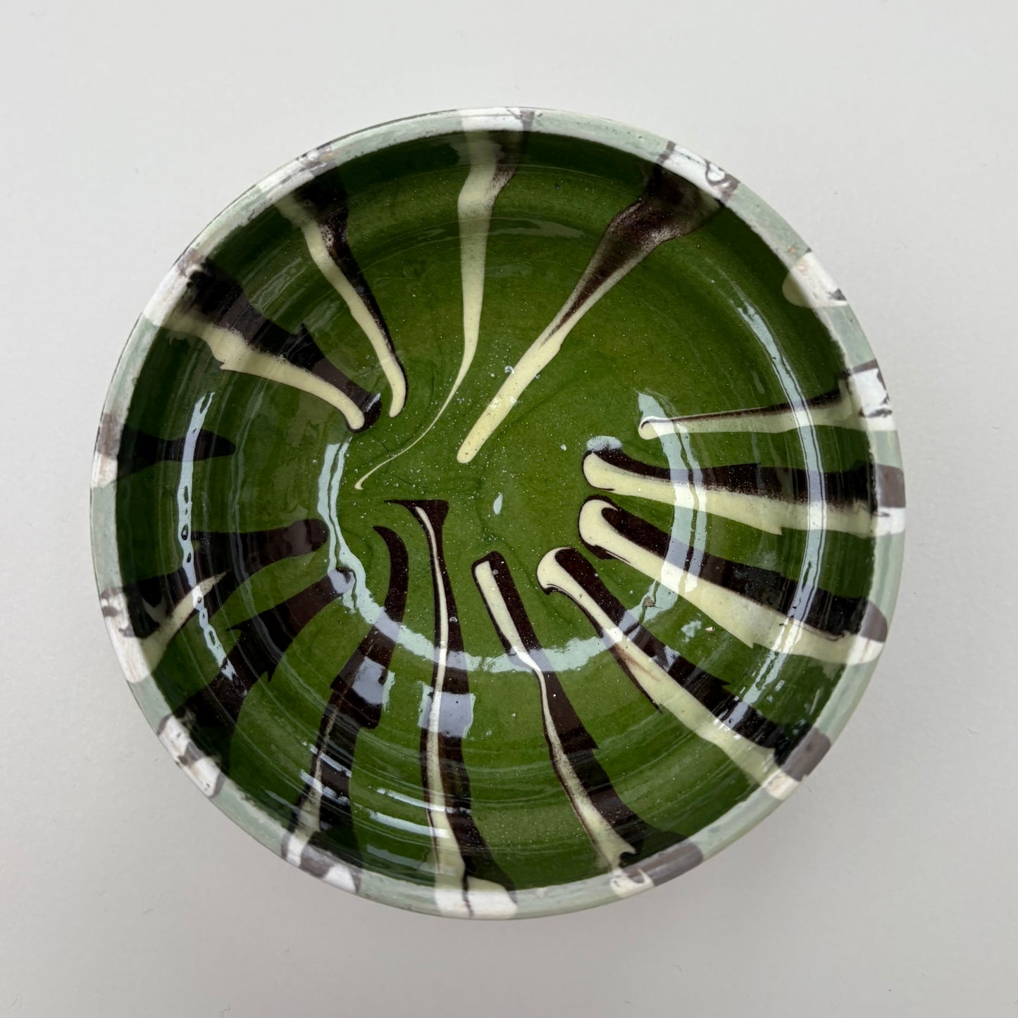 Mini Green Ceramic Bowl