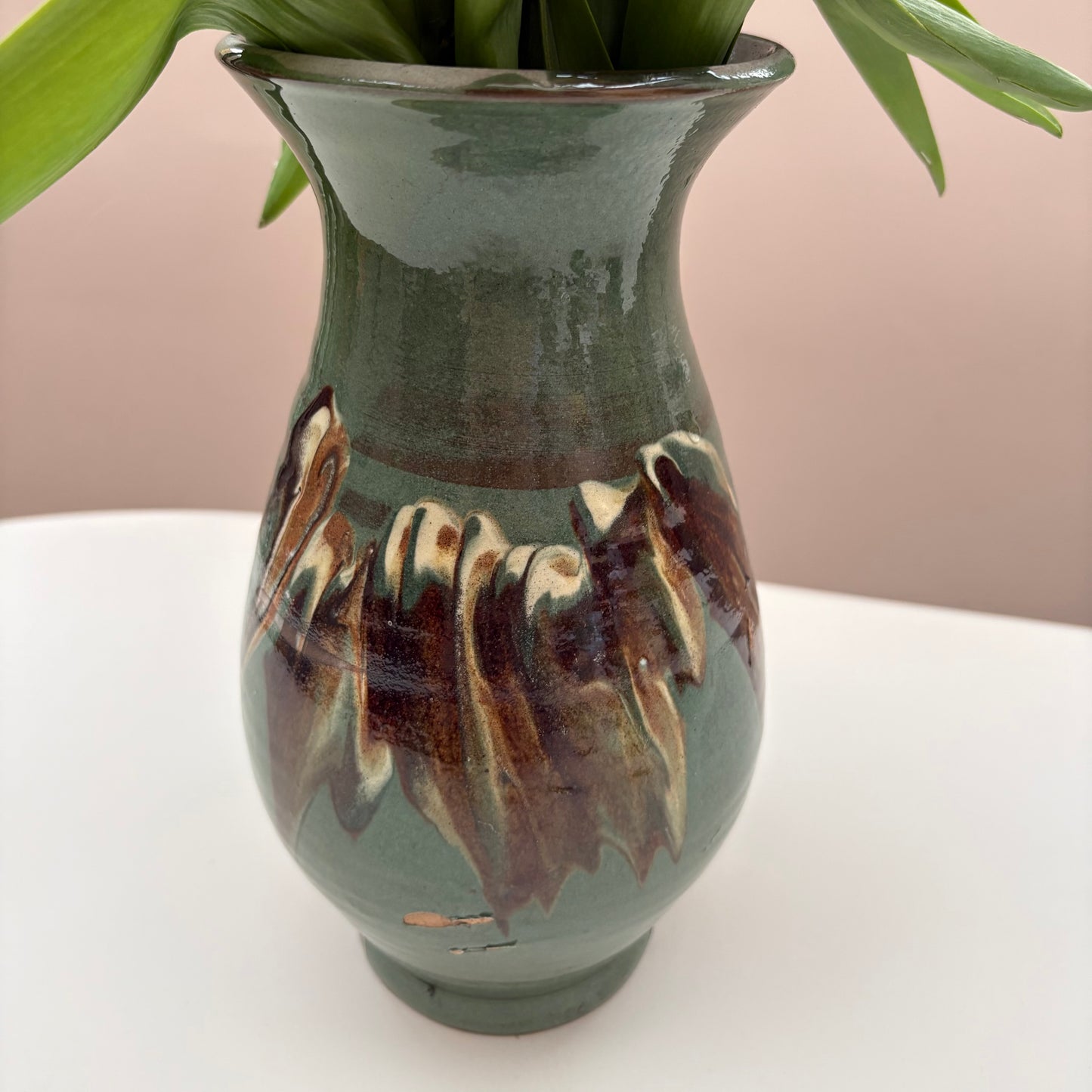 Green Blue Vase