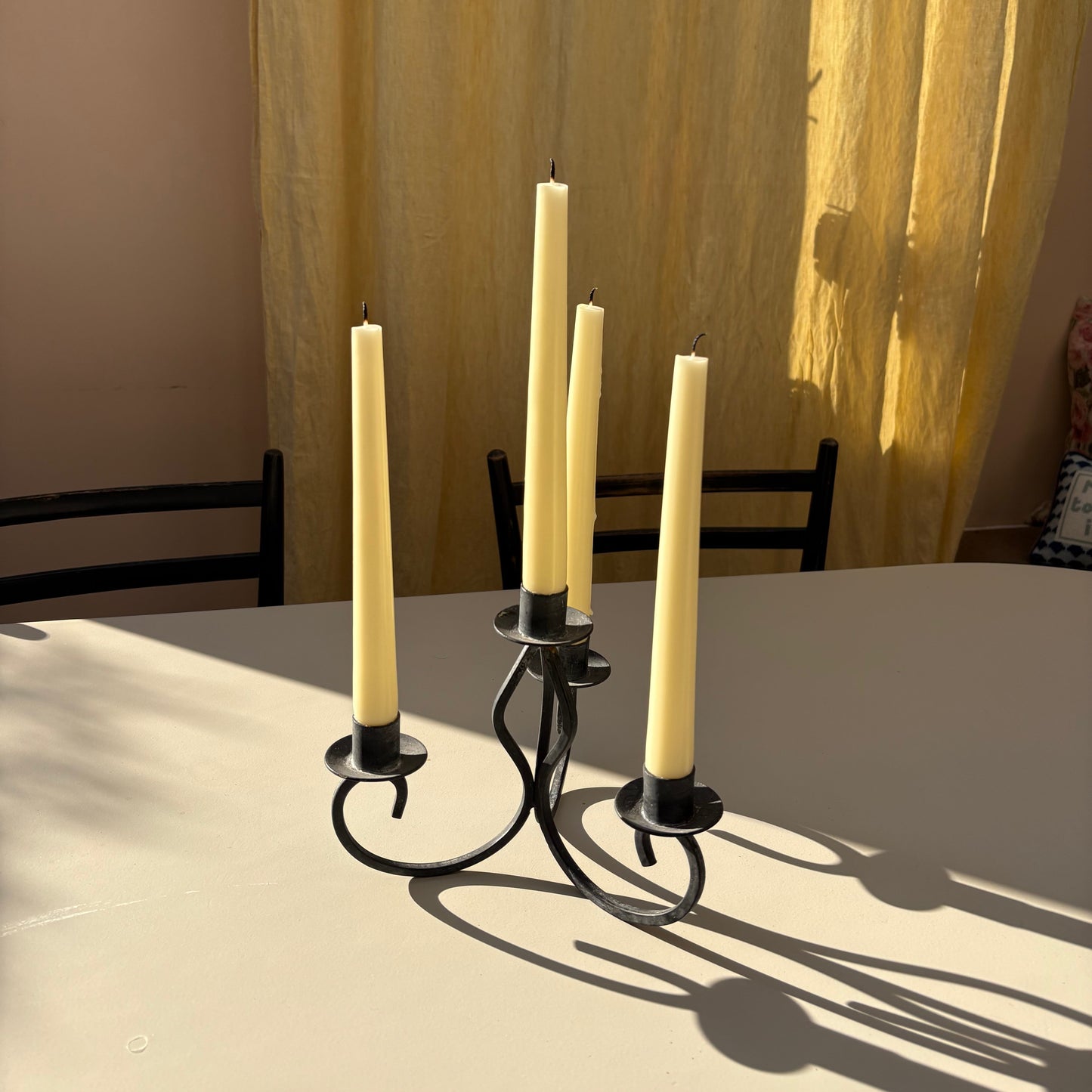Black Iron Candelabra