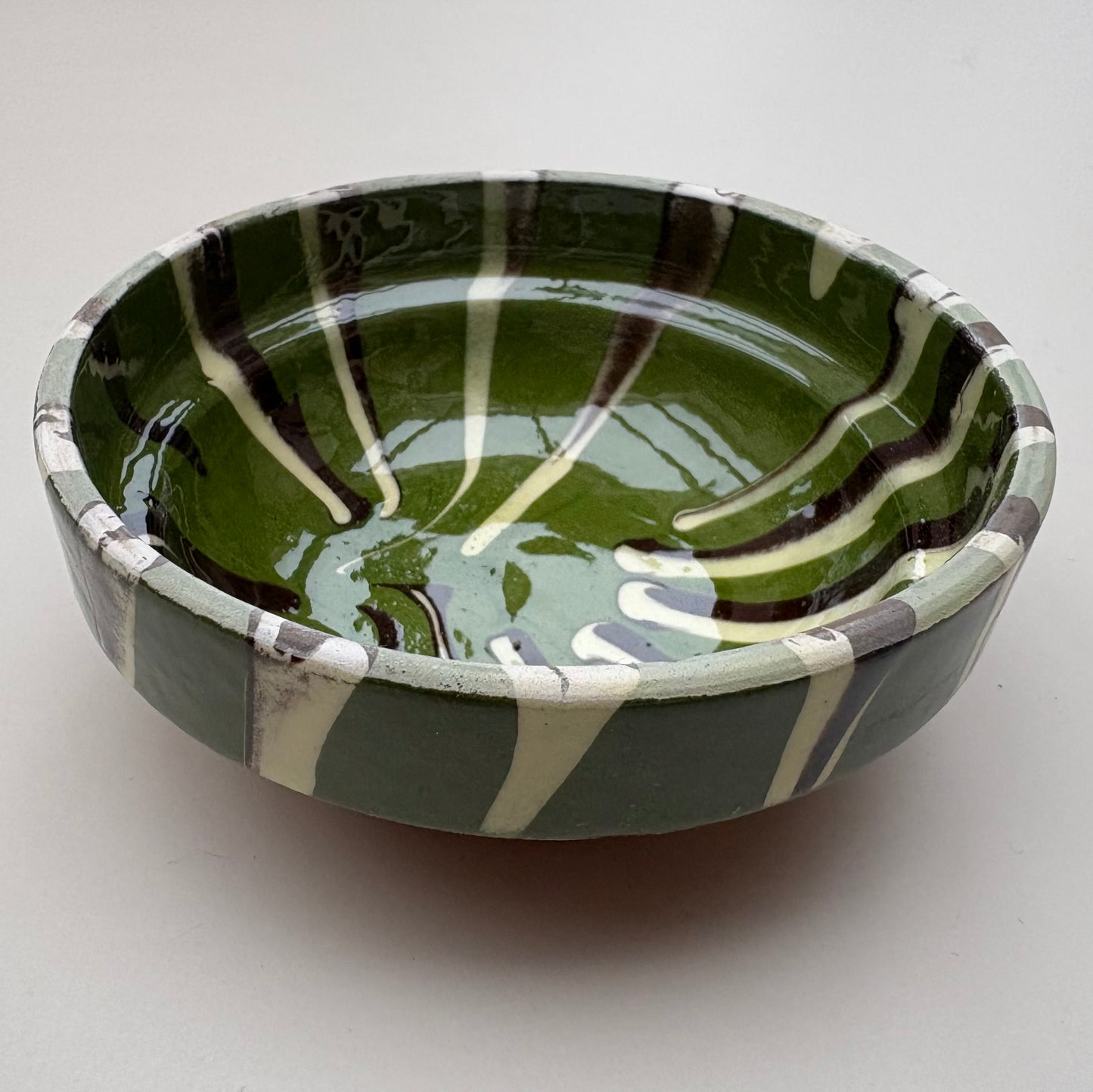 Mini Green Ceramic Bowl