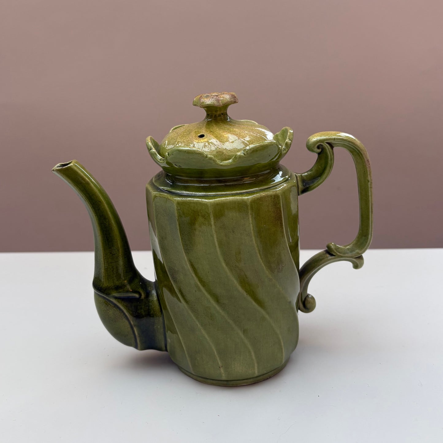 Green Coffee Pot