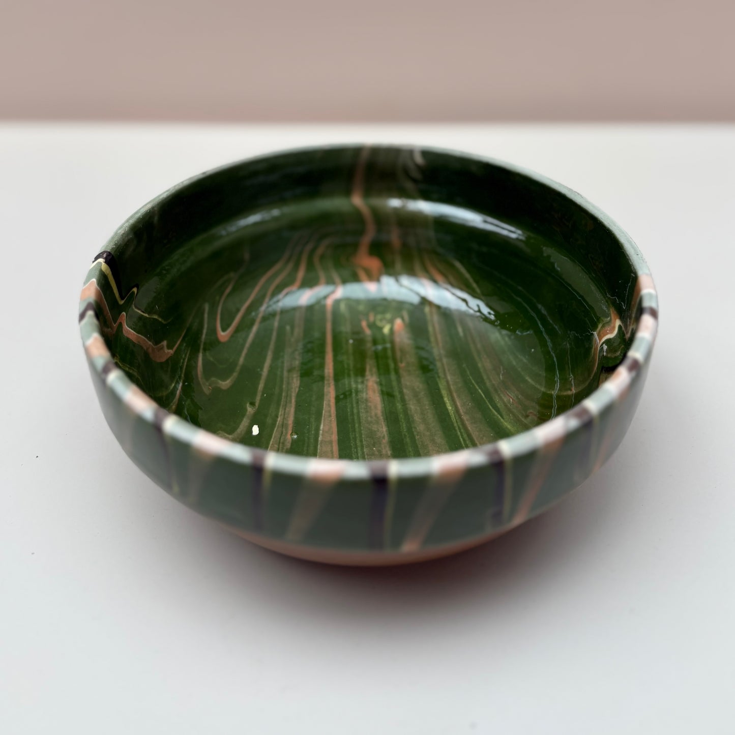 Green Ceramic Small Bowl