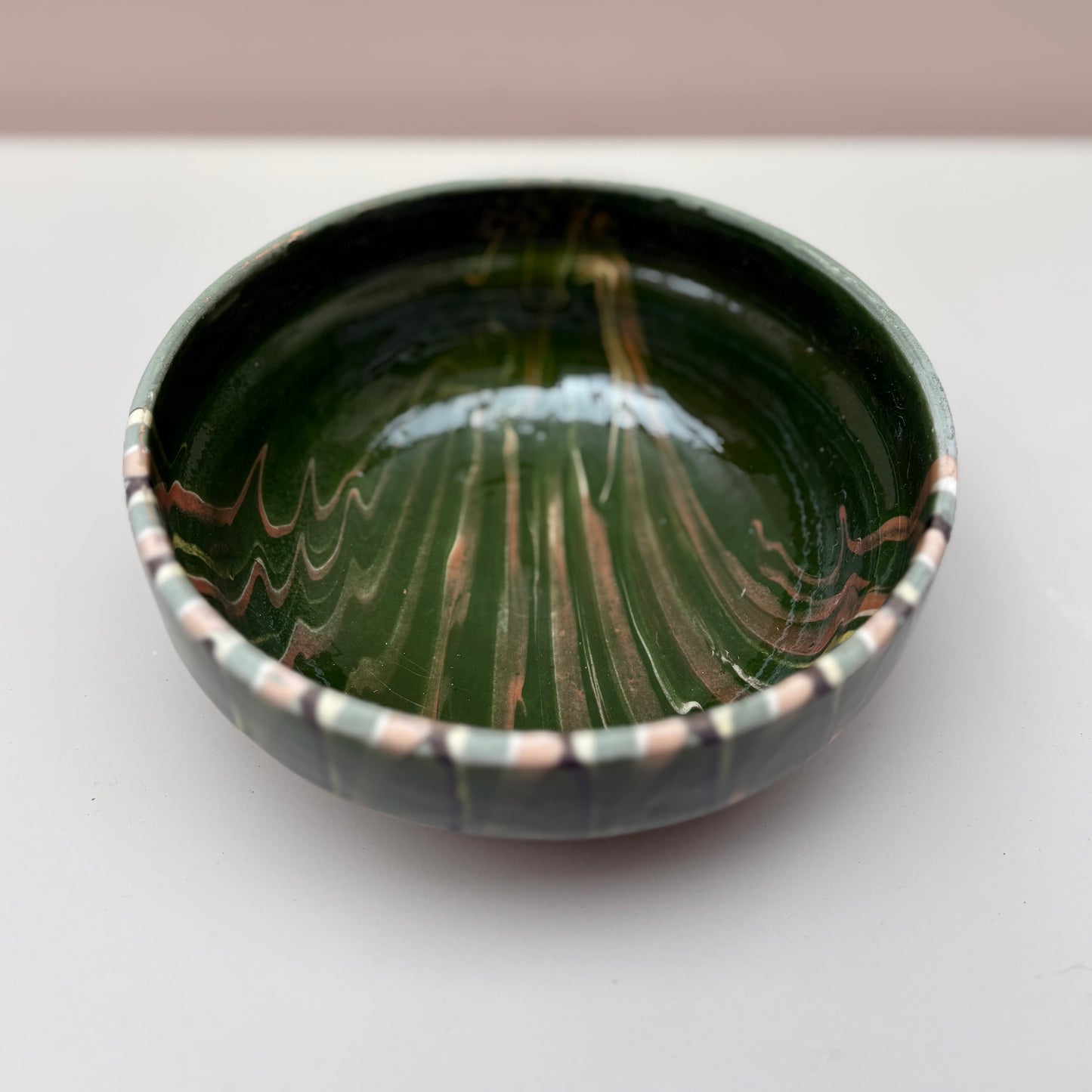 Green Ceramic Small Bowl
