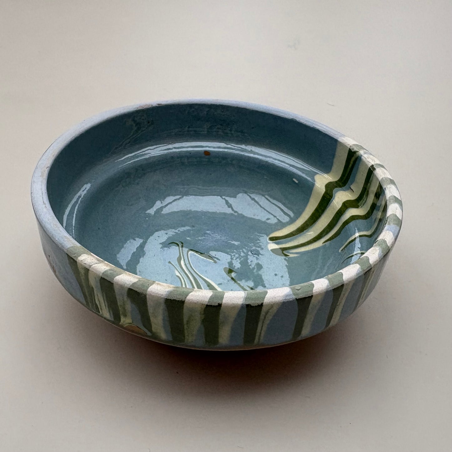 Mini Blue Swirl Ceramic Bowl