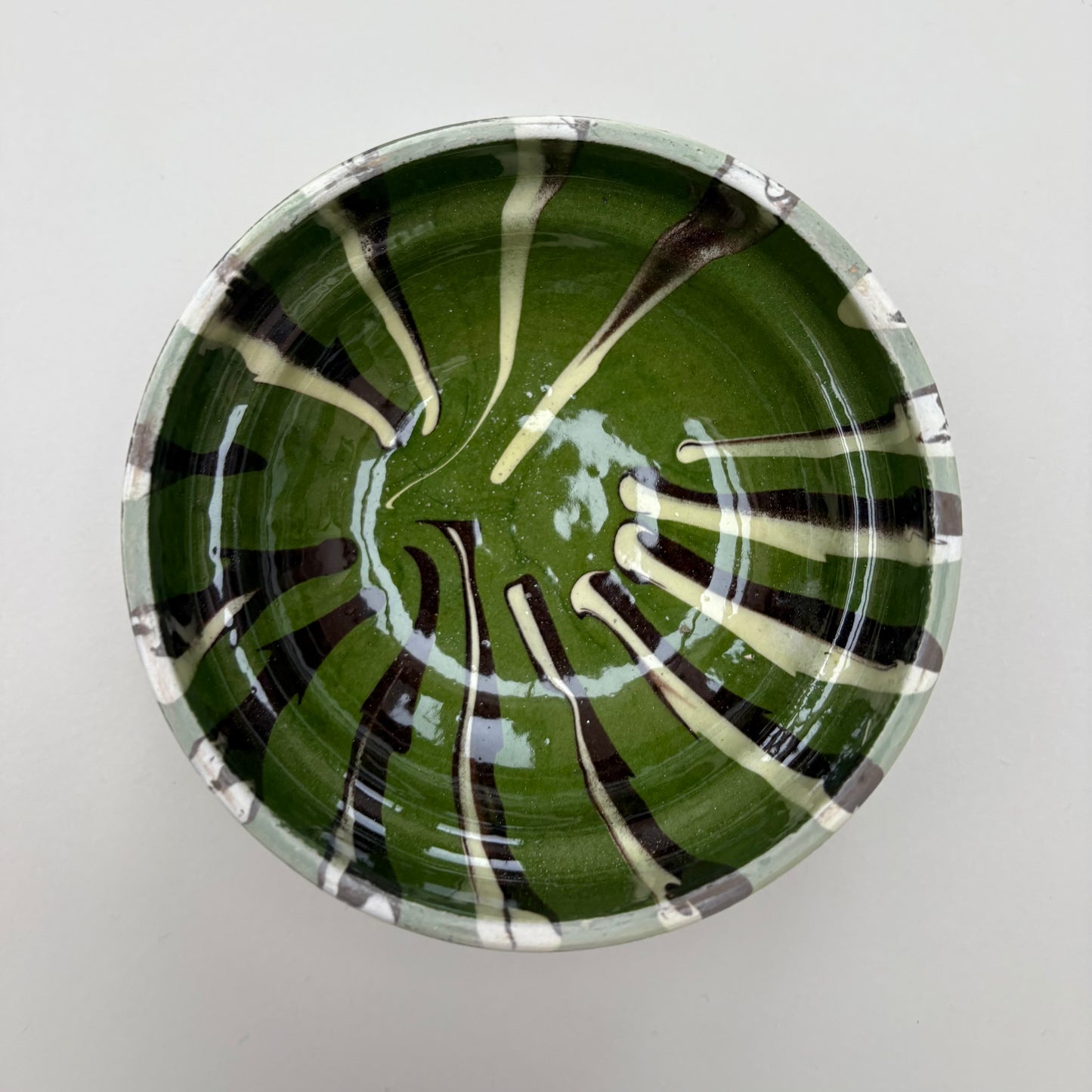 Mini Green Ceramic Bowl