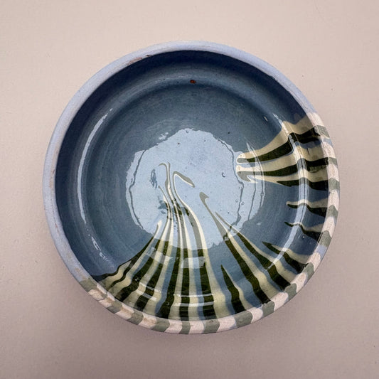 Mini Blue Swirl Ceramic Bowl