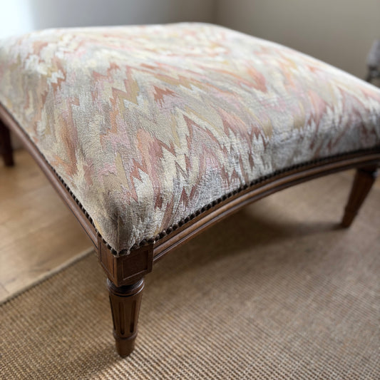 Zigzag Footstool