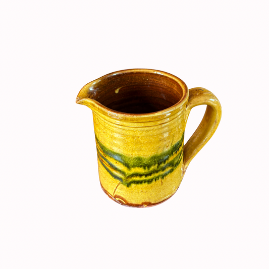 Yellow French Pottery Jug
