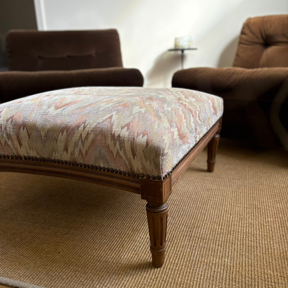 Zigzag Footstool