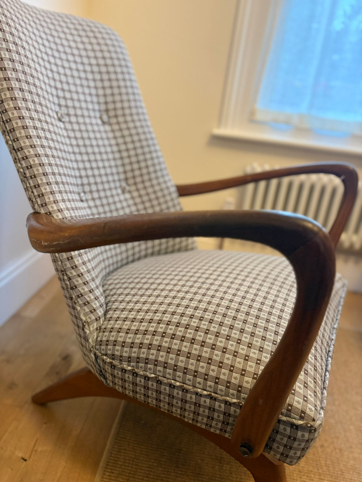 Blue Rocking Chair